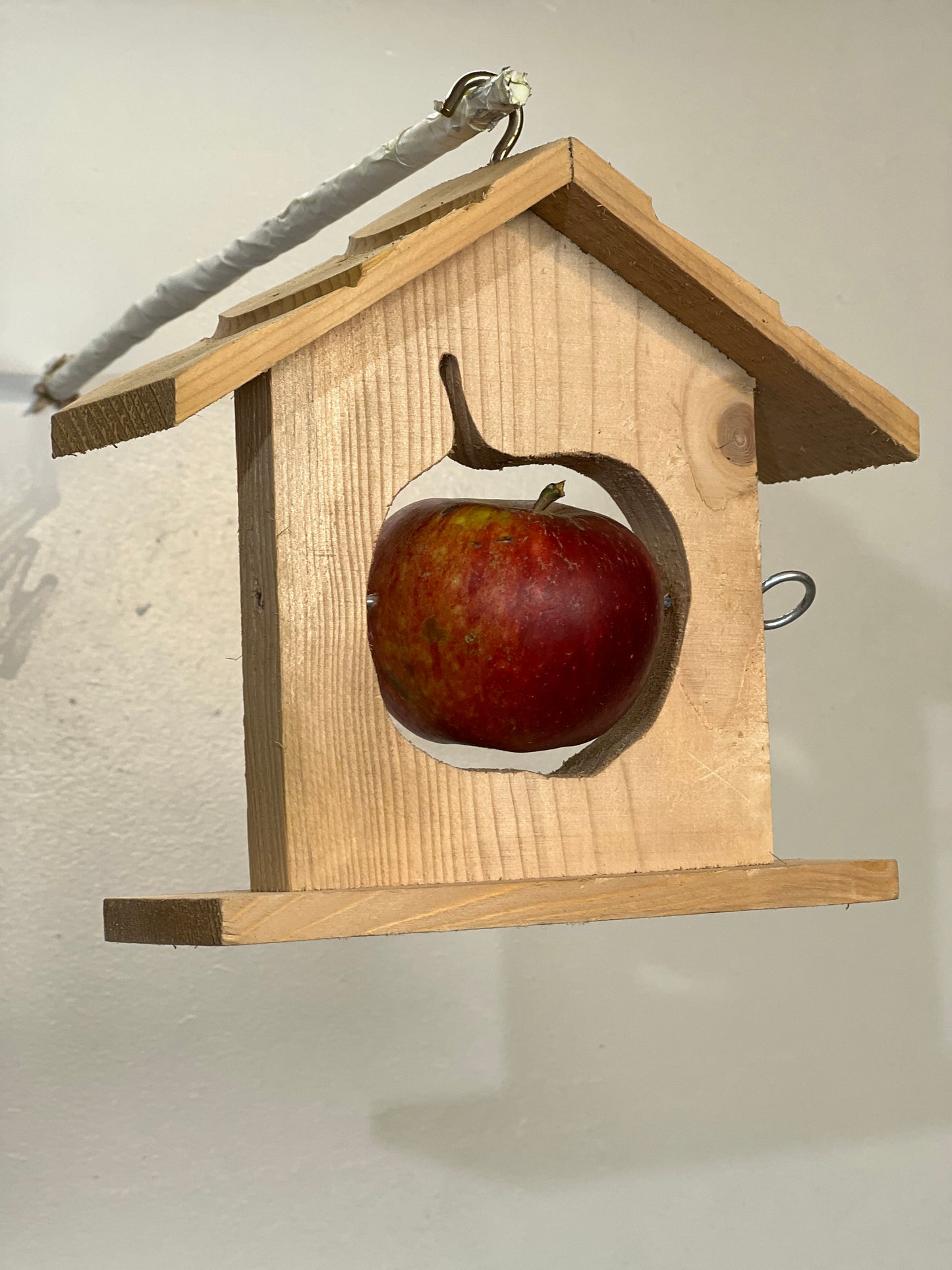 Apple house, hanging