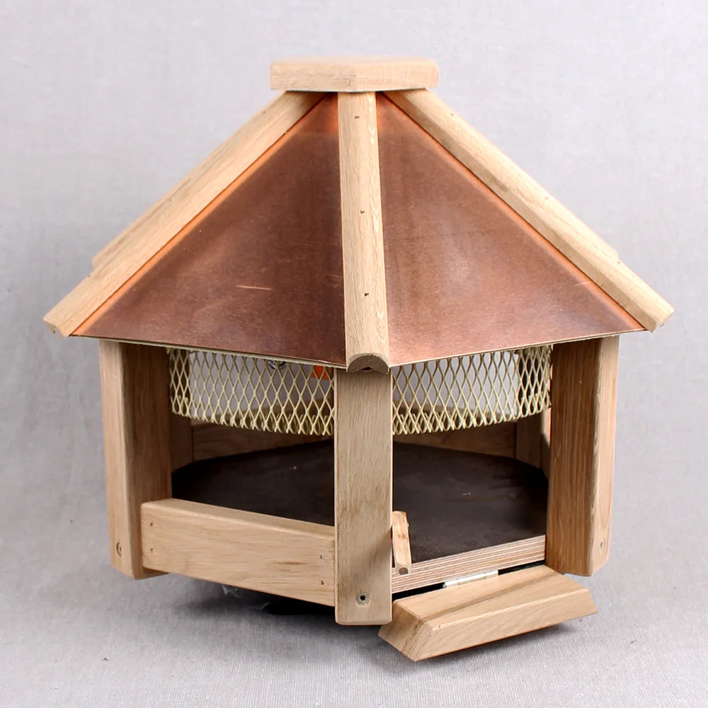 Hexagonal Feeder - copper roof