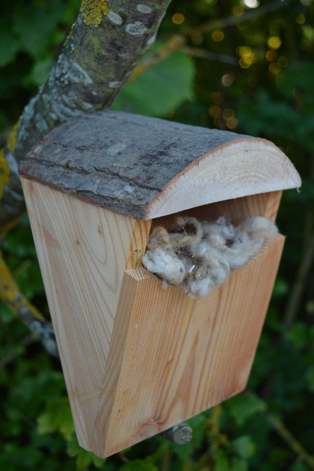 Nest box material depot