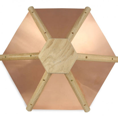 Hexagonal Feeder - copper roof